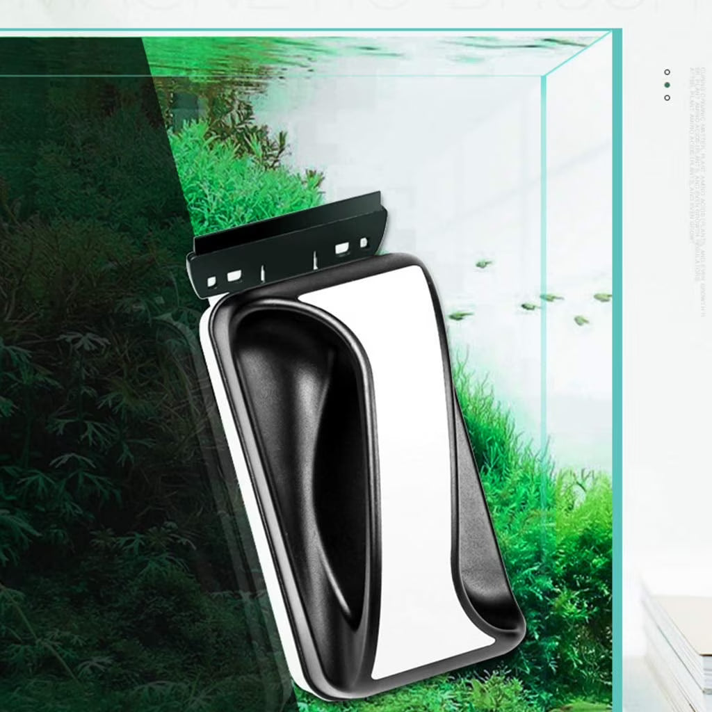 Magnetic Aquarium Glass Cleaner - Scratch-Free Algae Scraper Brush with Handle for Fish Tanks