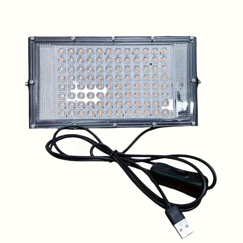FINAQUA LED Full Spectrum Grow Light, USB Powered – Hydroponic Supplemental Lighting for Indoor Vegetables, Succulents, Flowers & Houseplants