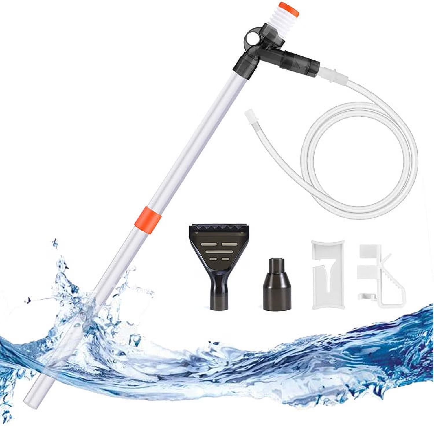 VNEKVA Aquarium Gravel Cleaner Siphon - Fish Tank Vacuum & Water Changer for Gravel & Sand