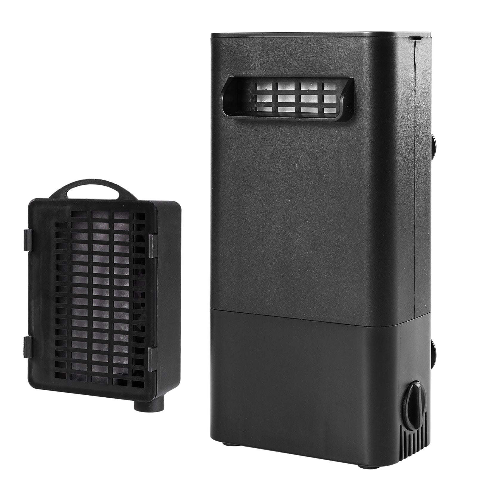 VNEKVA Low Water Level Turtle Tank Filter, 70GPH Internal Aquarium Filter for 2–8Gallon small Fish Tanks