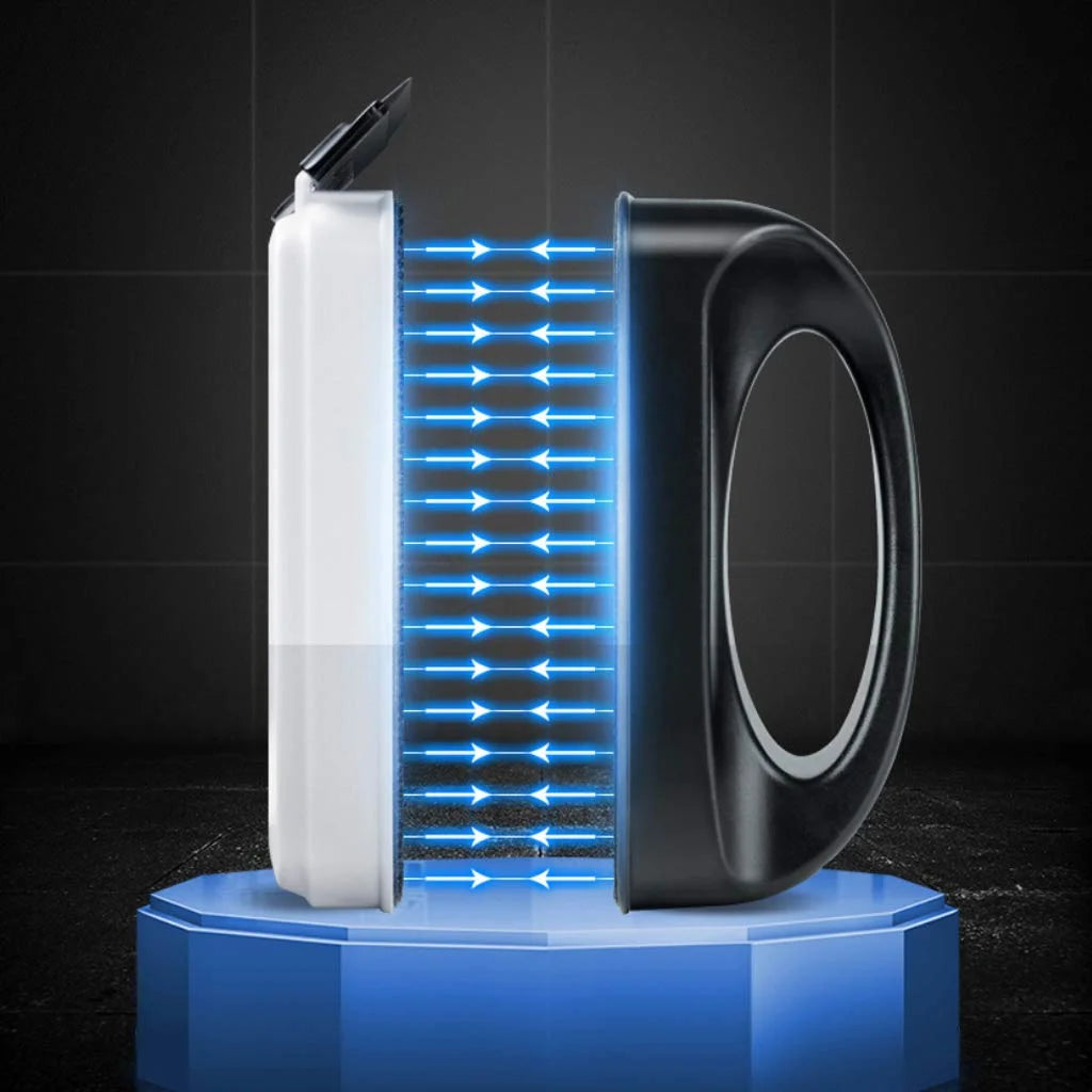 Magnetic Aquarium Glass Cleaner - Scratch-Free Algae Scraper Brush with Handle for Fish Tanks