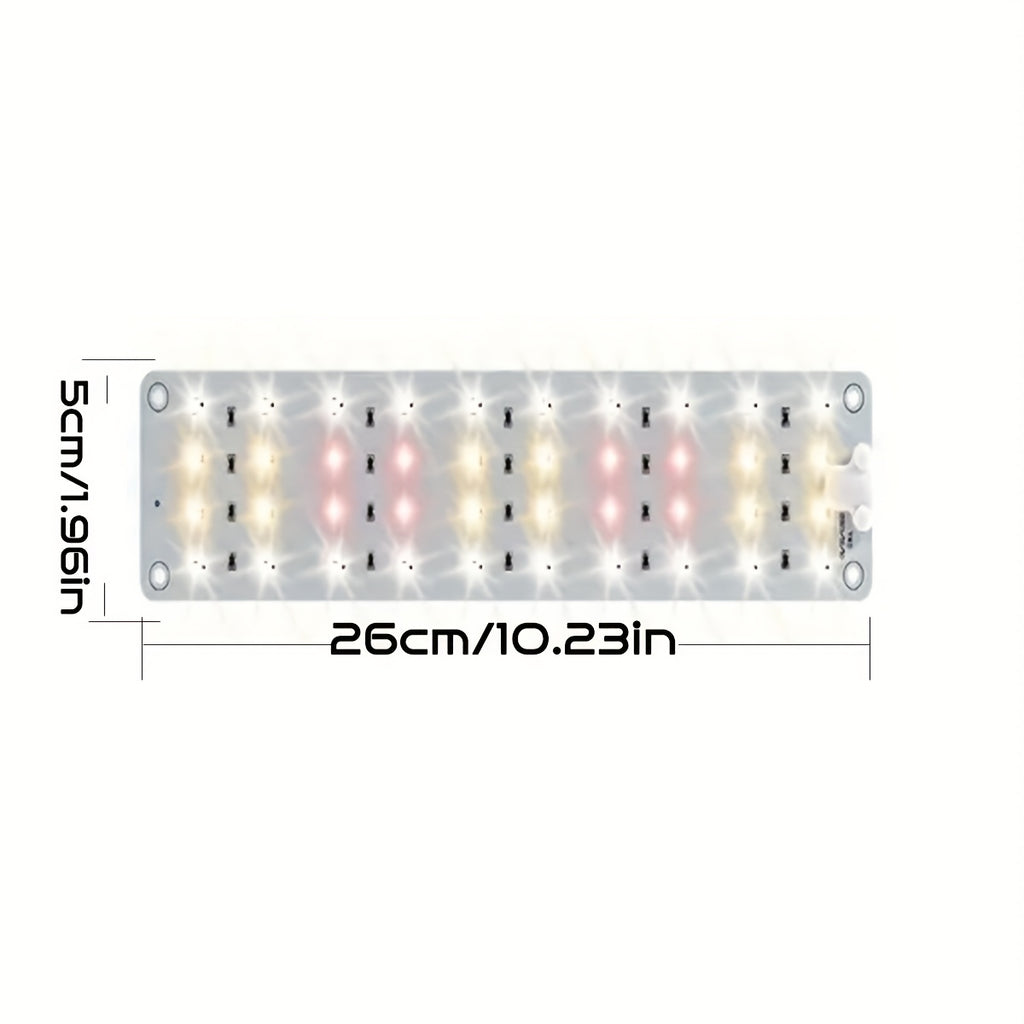 FINAQUA Grow Lights for Indoor Plants: USB-powered + 3/9/12H Timer + Full Spectrum, Suitable for Flowers, Fruits & Vegetables