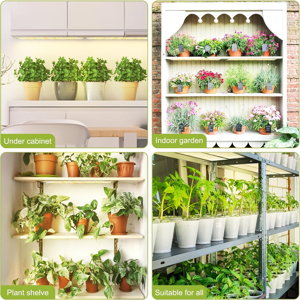 FINAQUA Grow Lights for Indoor Plants: USB-powered + 3/9/12H Timer + Full Spectrum, Suitable for Flowers, Fruits & Vegetables