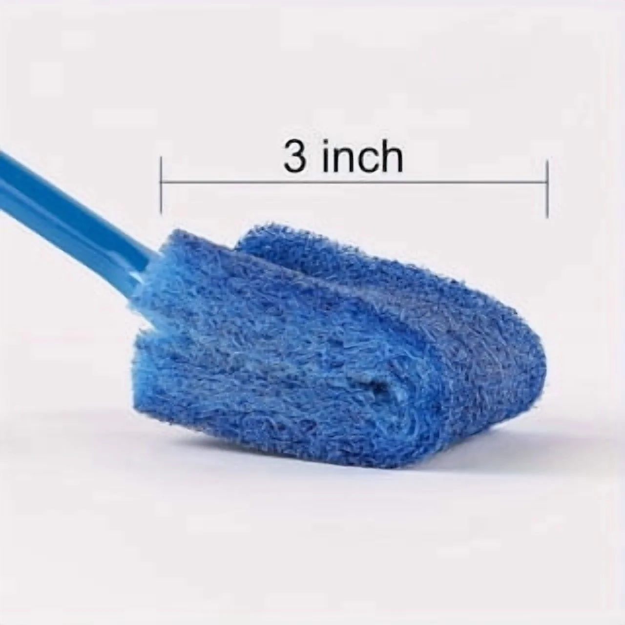 VNEKVA Aquarium Algae Scraper, Double-Sided Sponge Brush Cleaner with Towel, 15.4in Long Handle Scrubber for Glass Fish Tanks & Kitchen Use