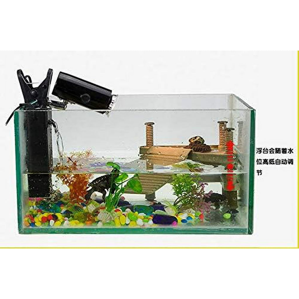 VNEKVA Aquarium Floating Turtle Basking Dock, Resting Platform for Turtles, Frogs & Aquatic Crabs