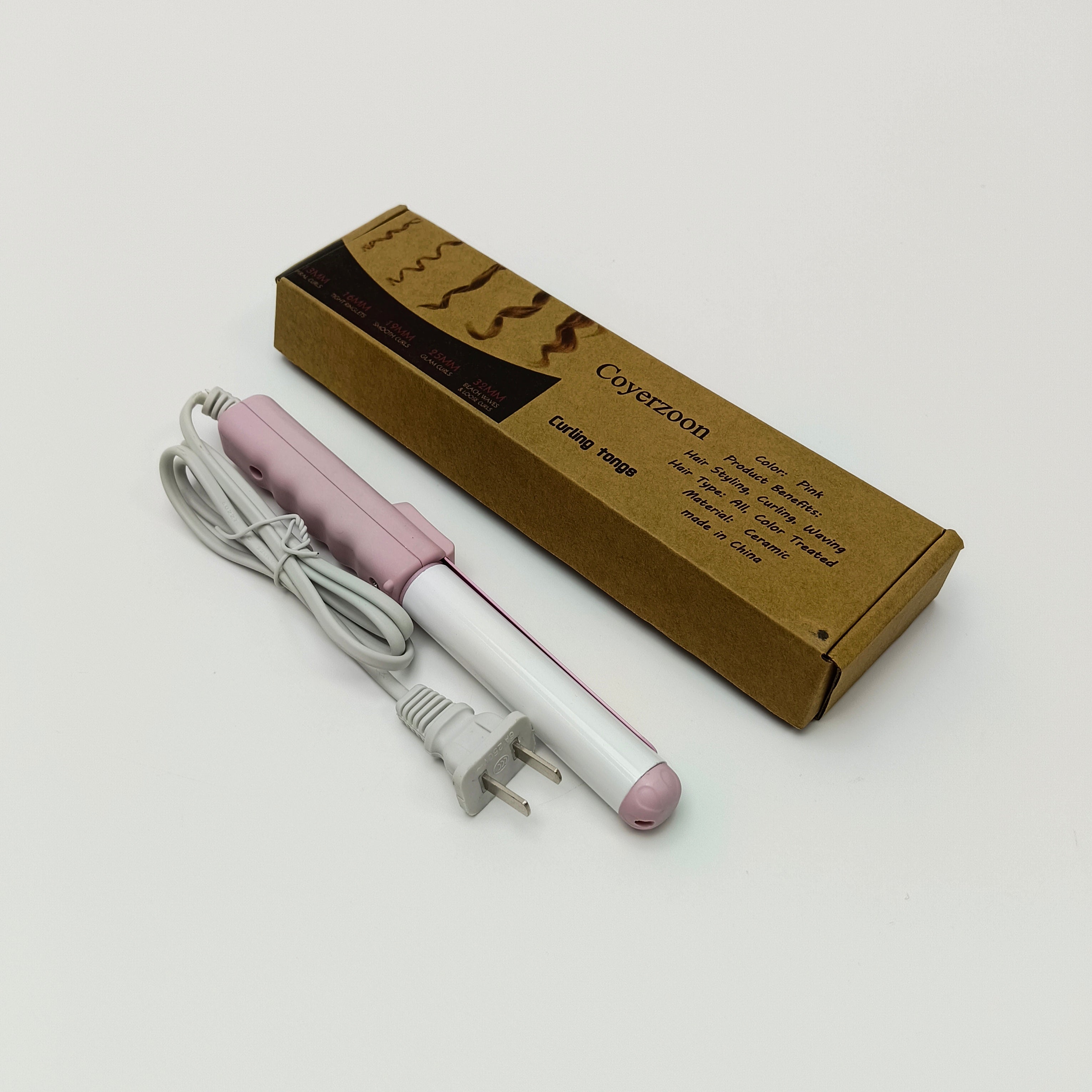 Coyerzoon Automatic Hair Curler, Ceramic Ionic Rotating Curling Iron, Adjustable Temp Anti‑Scald Hair Styling Tool for All Hair Types